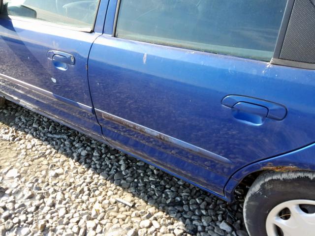 1MELM6533SK642578 - 1995 MERCURY MYSTIQUE G BLUE photo 9