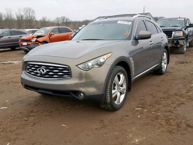 JN8AS1MW3BM140983 - 2011 INFINITI FX35 GRAY photo 2