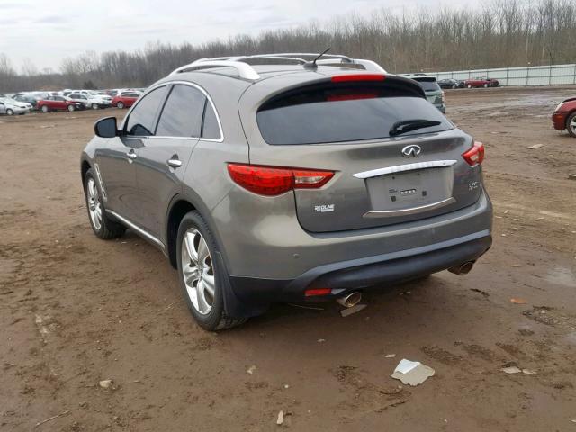 JN8AS1MW3BM140983 - 2011 INFINITI FX35 GRAY photo 3