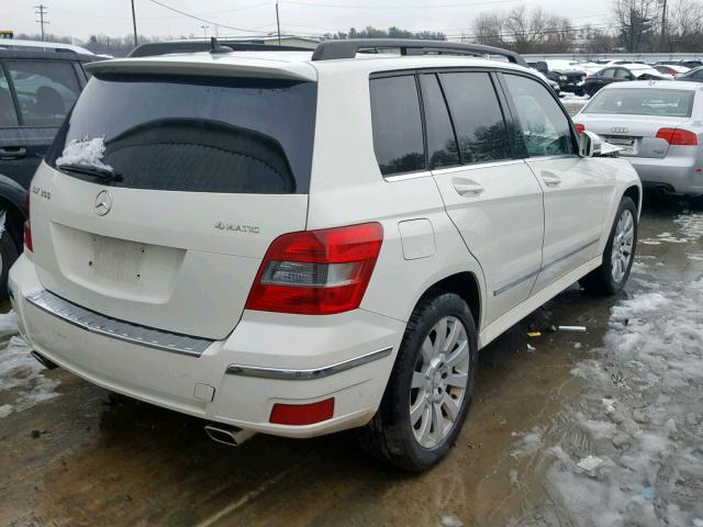 WDCGG8HB9CF780929 - 2012 MERCEDES-BENZ GLK 350 4M WHITE photo 4