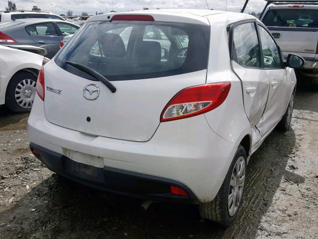 JM1DE1KZ7E0178791 - 2014 MAZDA MAZDA2 SPO WHITE photo 4