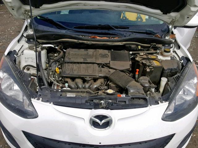 JM1DE1KZ7E0178791 - 2014 MAZDA MAZDA2 SPO WHITE photo 7