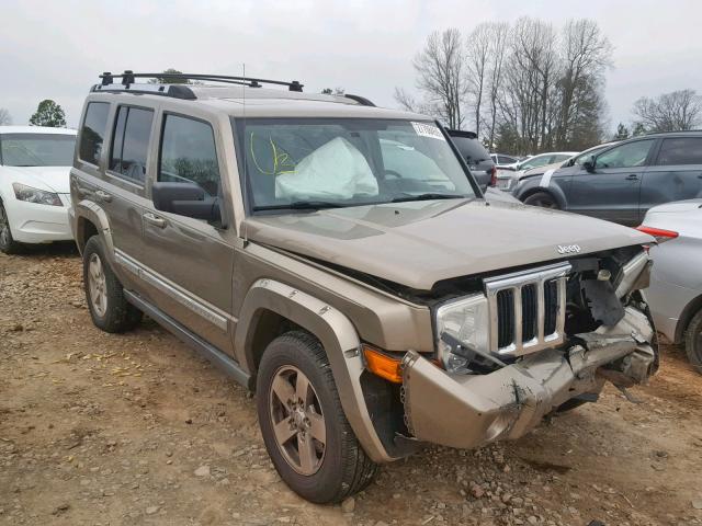 1J8HG58N76C302784 - 2006 JEEP COMMANDER TAN photo 1