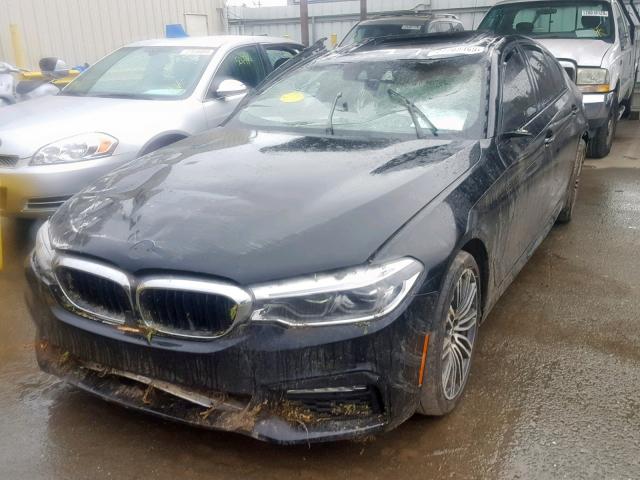 WBAJE5C37HG913699 - 2017 BMW 540 I BLACK photo 2