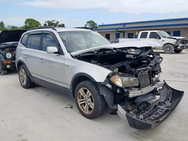 WBXPA93455WD06300 - 2005 BMW X3 3.0I SILVER photo 1