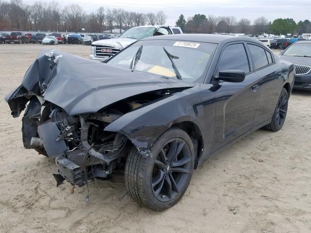 2C3CDXHG9CH129354 - 2012 DODGE CHARGER SX BLACK photo 2