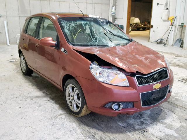 KL1TG6DE8BB237657 - 2011 CHEVROLET AVEO LT ORANGE photo 1