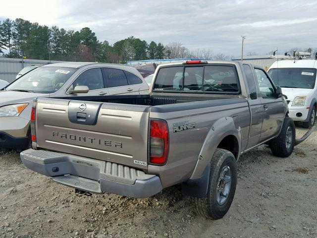 1N6ED26T04C403825 - 2004 NISSAN FRONTIER GOLD photo 4