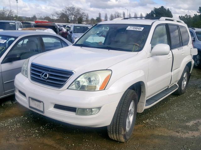 JTJBT20X270137800 - 2007 LEXUS GX 470 WHITE photo 2