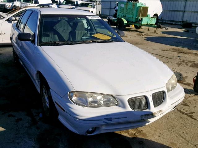 1G2NE52T6VM543238 - 1997 PONTIAC GRAND AM S WHITE photo 1