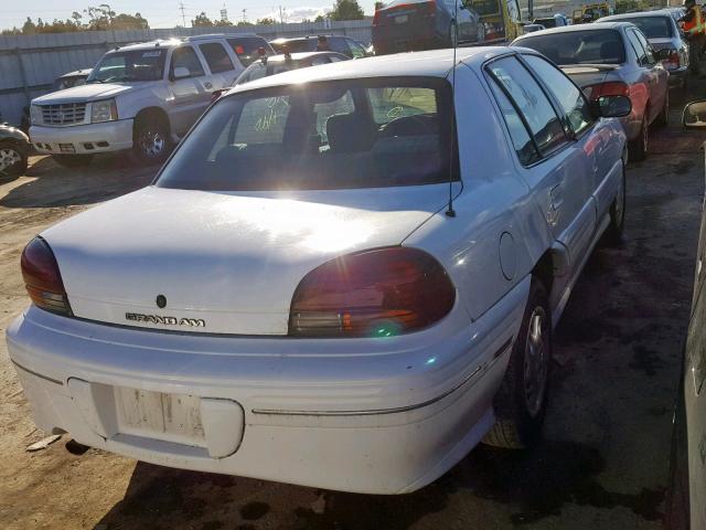 1G2NE52T6VM543238 - 1997 PONTIAC GRAND AM S WHITE photo 4