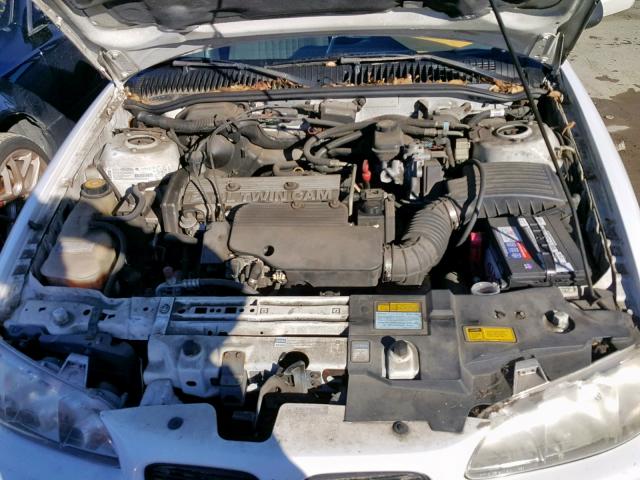 1G2NE52T6VM543238 - 1997 PONTIAC GRAND AM S WHITE photo 7