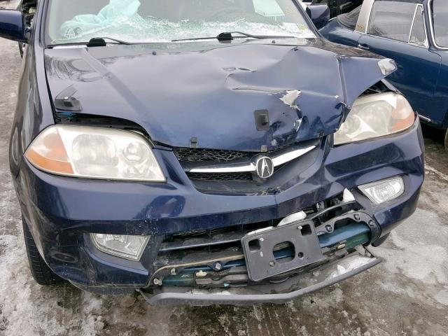 2HNYD18963H547509 - 2003 ACURA MDX TOURIN BLUE photo 7