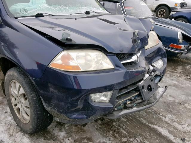 2HNYD18963H547509 - 2003 ACURA MDX TOURIN BLUE photo 9