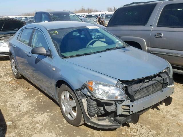 1G1ZG57B184305561 - 2008 CHEVROLET MALIBU LS SILVER photo 1