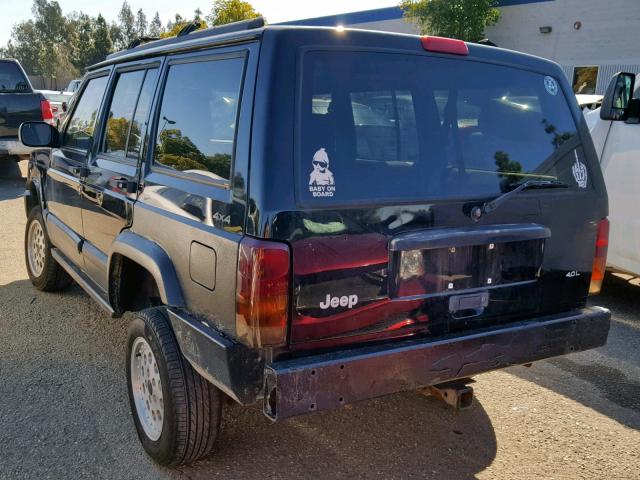 1J4FJ68S6WL273879 - 1998 JEEP CHEROKEE BLACK photo 3