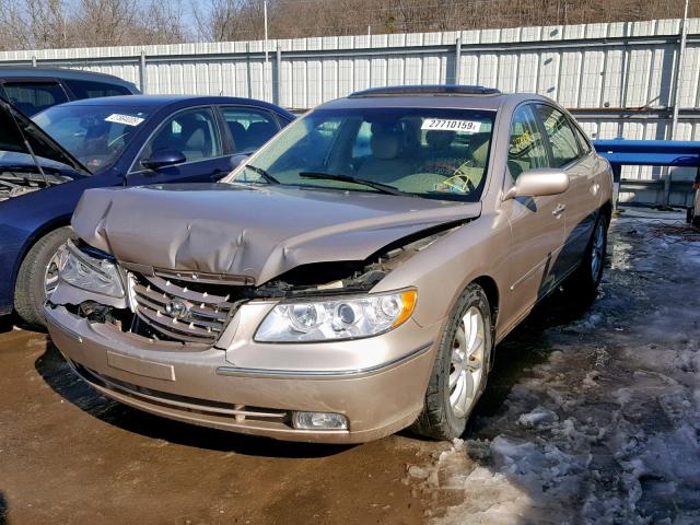 KMHFC46F36A039121 - 2006 HYUNDAI AZERA SE GOLD photo 2