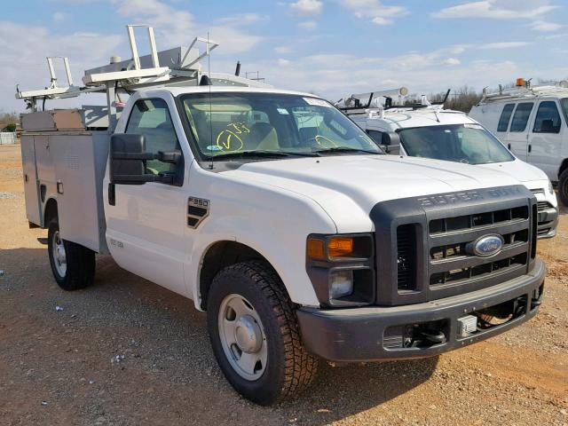 1FTWF30538EA27018 - 2008 FORD F350 SRW S WHITE photo 1