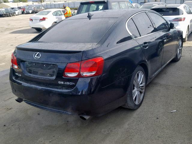 JTHBC96S775008086 - 2007 LEXUS GS 450H BLACK photo 4