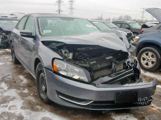 1VWAT7A30EC113088 - 2014 VOLKSWAGEN PASSAT S GRAY photo 1