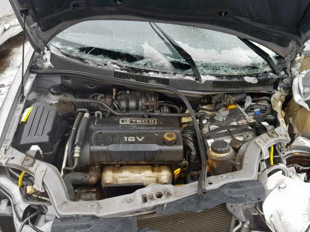 KL1TD66698B144542 - 2008 CHEVROLET AVEO BASE ნაცრისფერი ფოტო 7