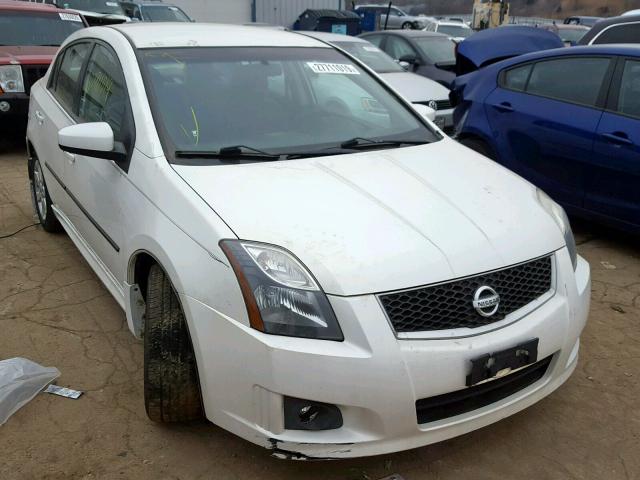 3N1AB6AP2CL745243 - 2012 NISSAN SENTRA 2.0 WHITE photo 1