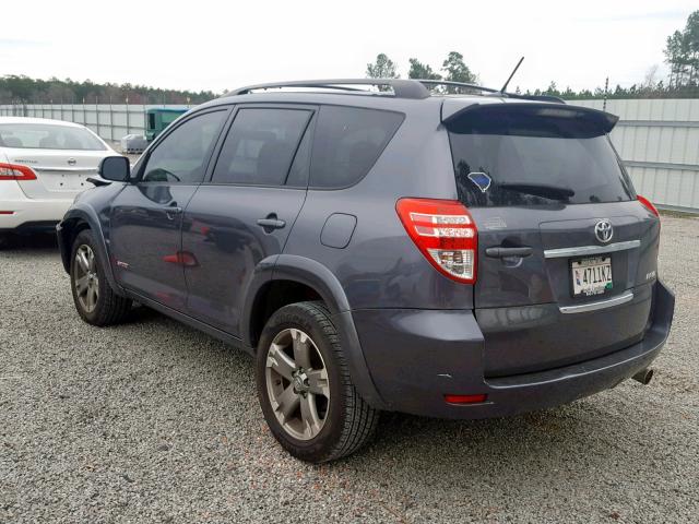 JTMWF4DVXB5038928 - 2011 TOYOTA RAV4 SPORT GRAY photo 3