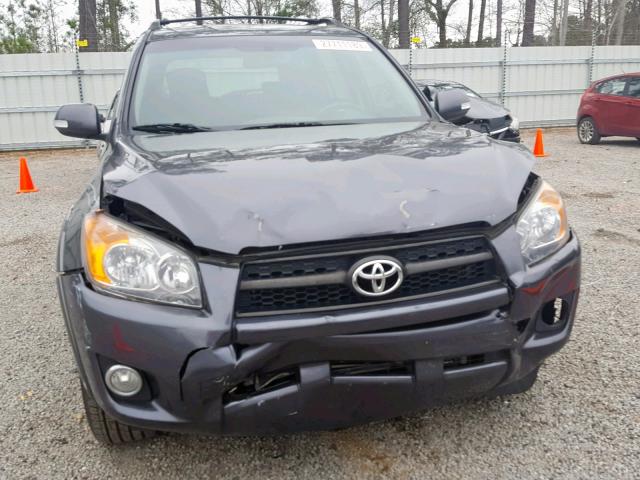 JTMWF4DVXB5038928 - 2011 TOYOTA RAV4 SPORT GRAY photo 9