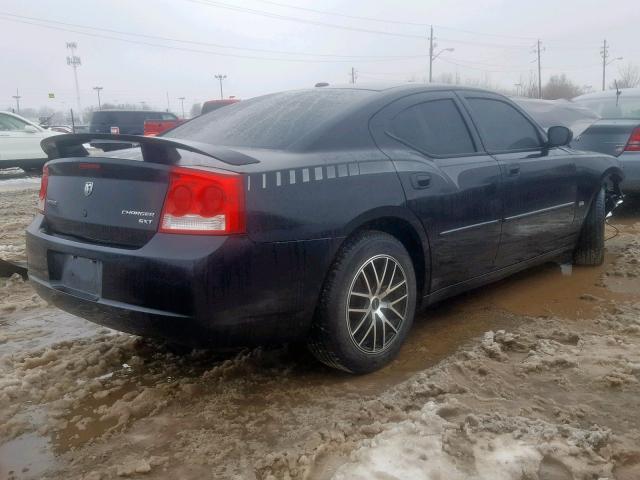 2B3CA3CV5AH145570 - 2010 DODGE CHARGER SX BLACK photo 4