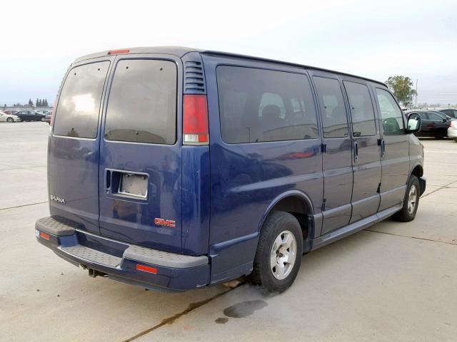 1GKFG65R411226669 - 2001 GMC SAVANA G15 BLUE photo 4