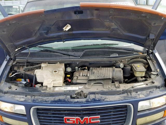 1GKFG65R411226669 - 2001 GMC SAVANA G15 BLUE photo 7