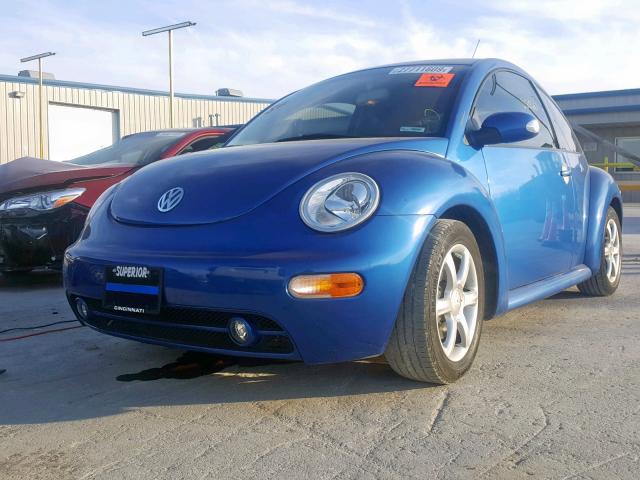 3VWCD31C75M407374 - 2005 VOLKSWAGEN NEW BEETLE ლურჯი ფოტო 2