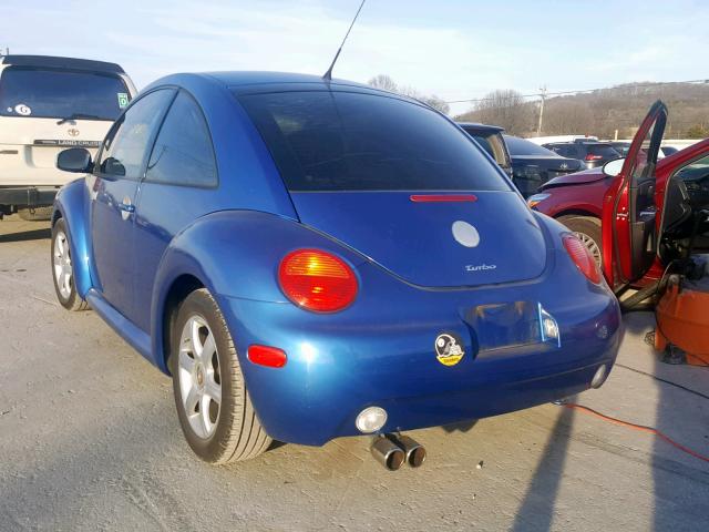3VWCD31C75M407374 - 2005 VOLKSWAGEN NEW BEETLE ლურჯი ფოტო 3