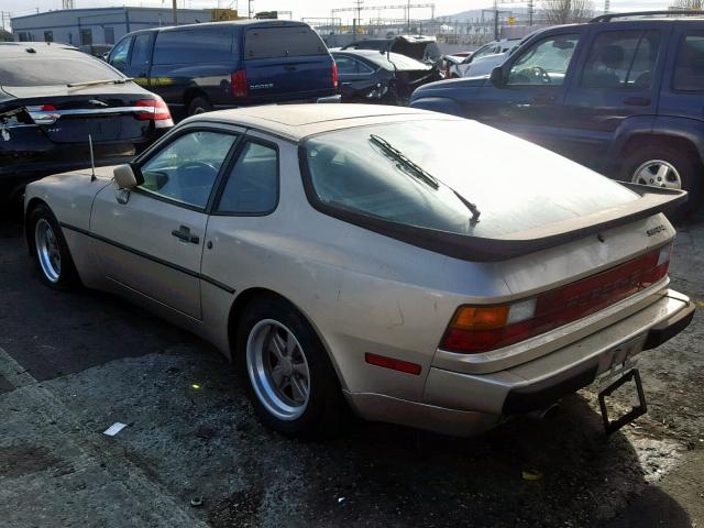 WP0AA0943EN463641 - 1984 PORSCHE 944 TAN photo 3