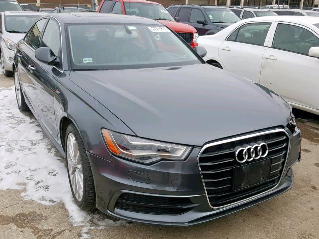 WAUHGAFC6EN142740 - 2014 AUDI A6 PRESTIG GRAY photo 1