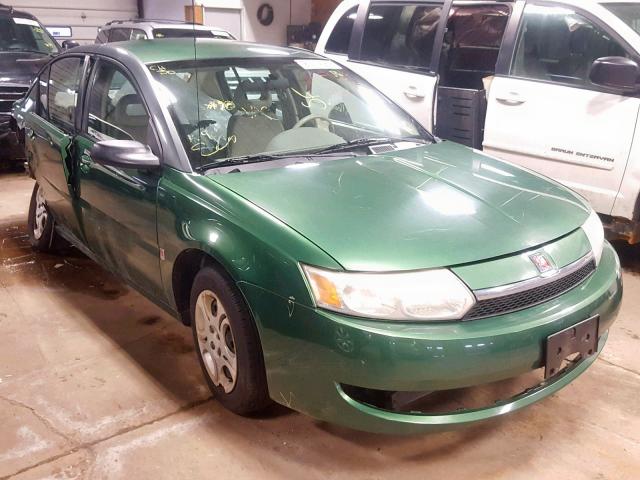 1G8AJ52F43Z129868 - 2003 SATURN ION LEVEL GREEN photo 1