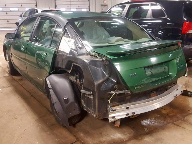 1G8AJ52F43Z129868 - 2003 SATURN ION LEVEL GREEN photo 3