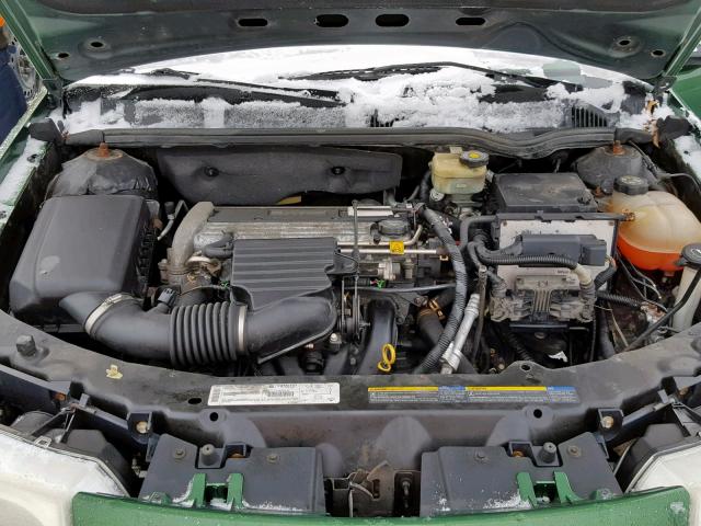 1G8AJ52F43Z129868 - 2003 SATURN ION LEVEL GREEN photo 7