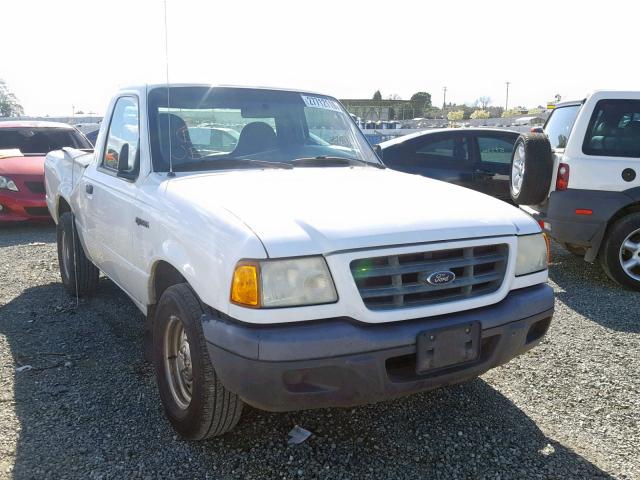 1FTYR10DX2PA80564 - 2002 FORD RANGER WHITE photo 1