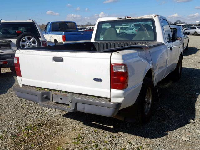 1FTYR10DX2PA80564 - 2002 FORD RANGER WHITE photo 4