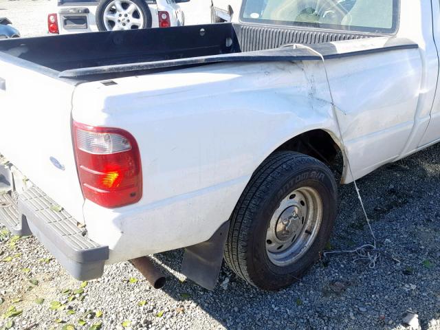 1FTYR10DX2PA80564 - 2002 FORD RANGER WHITE photo 9