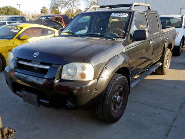 1N6ED27T43C467623 - 2003 NISSAN FRONTIER C BLACK photo 2