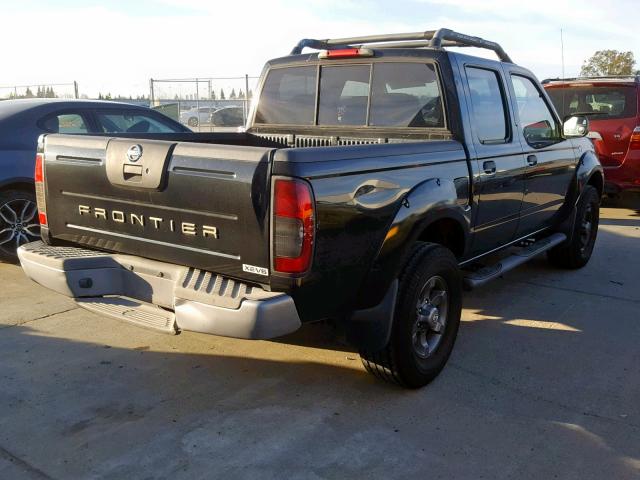 1N6ED27T43C467623 - 2003 NISSAN FRONTIER C BLACK photo 4