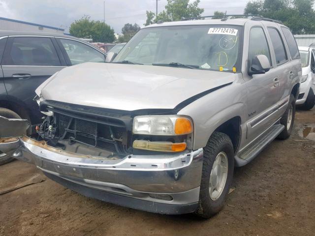 1GKEC13T15R144673 - 2005 GMC YUKON GRAY photo 2