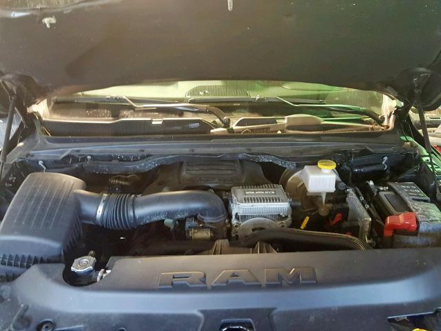 1C6SRFLT9KN653205 - 2019 RAM 1500 REBEL ნაცრისფერი ფოტო 7