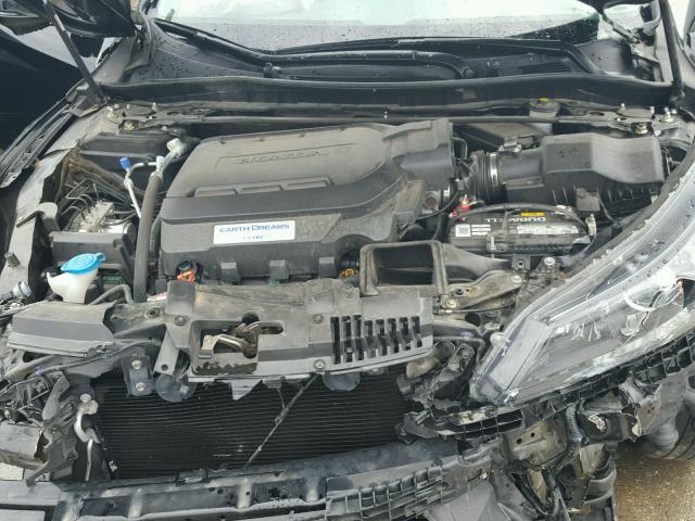 1HGCR3F81EA036736 - 2014 HONDA ACCORD EXL BLUE photo 7