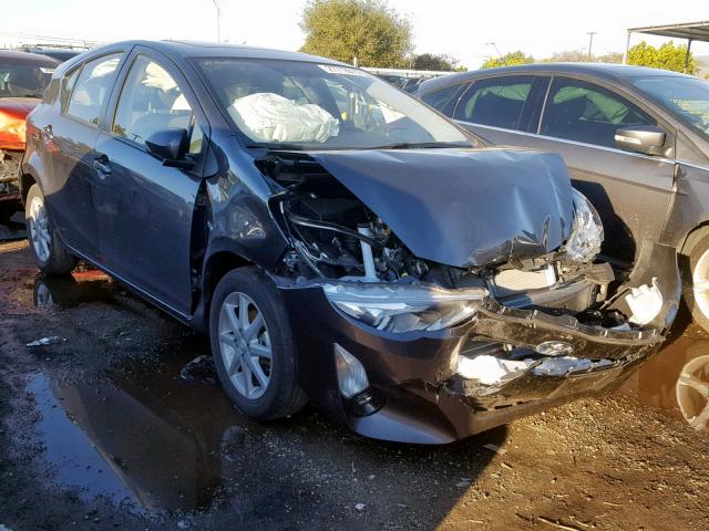 JTDKDTB36G1589923 - 2016 TOYOTA PRIUS C GRAY photo 1