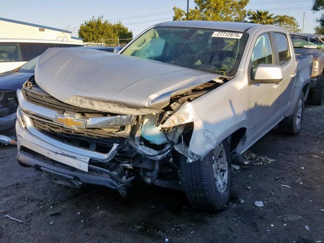 1GCGSCE3XG1277496 - 2016 CHEVROLET COLORADO L SILVER photo 2