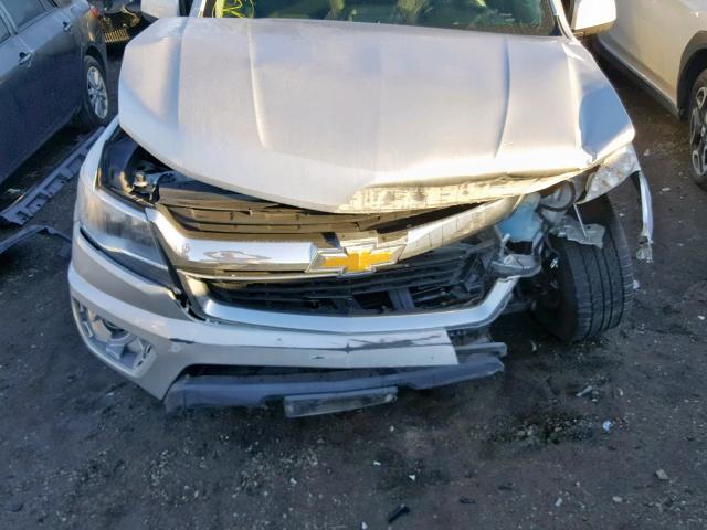 1GCGSCE3XG1277496 - 2016 CHEVROLET COLORADO L SILVER photo 7