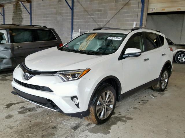 JTMYFREV6JJ751402 - 2018 TOYOTA RAV4 LIMIT WHITE photo 2